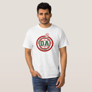 Jahresurlaubs-Schalen-T-Shirt-Weiß Daves Ahern T-Shirt