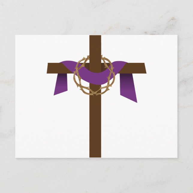 Jahreszeit des geliehenen Kreuzes Postkarte (Vorderseite)