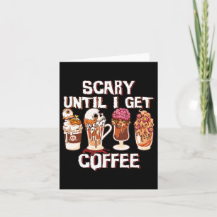Jahreszeit Latte Fall Halloween Beängstigend, bis  Karte