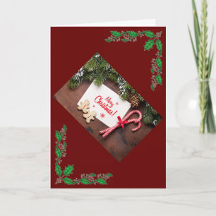 JAHRESZEIT, MICH UNTER DER MISTLETOE-KARTE ZU TREF KARTE