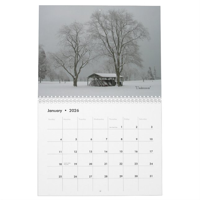 "Jahreszeiten" 4 Jahreszeiten der Schönheit Kalender (Jan 2026)
