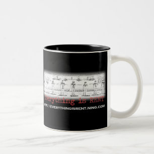 Jahreszeiten der Liebe-Skizze-Tasse Zweifarbige Tasse