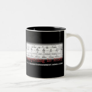 Jahreszeiten der Liebe-Skizze-Tasse Zweifarbige Tasse