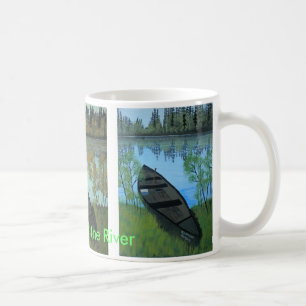 Jahreszeiten des Flusses Kaffeetasse