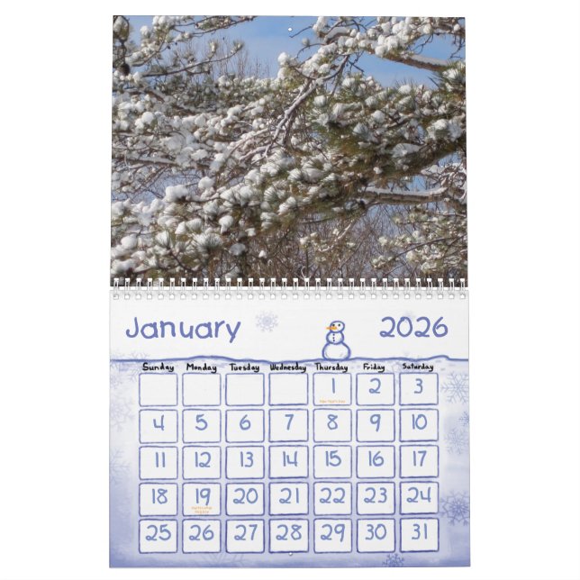 Jahreszeiten des Jahres Kalender (Jan 2026)