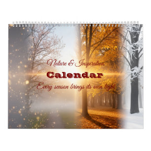 Jahreszeiten des Lichts – Natur & Inspiration 2025 Kalender
