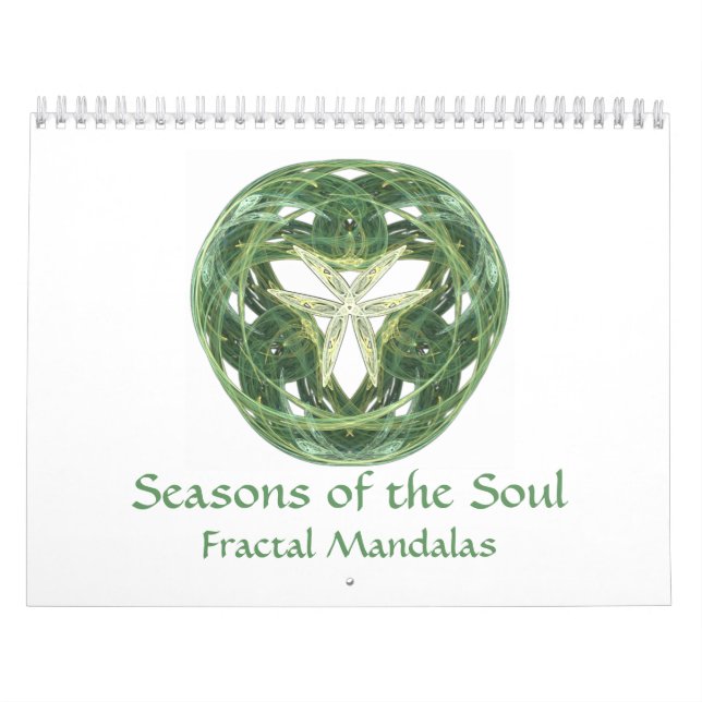 Jahreszeiten des Souls, Fraktal-Mandalas Kalender (Titelbild)