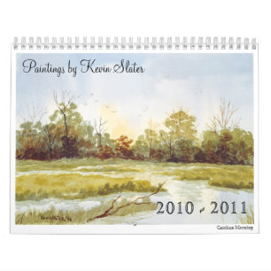 Jahreszeiten im Aquarell Kalender