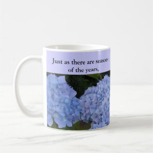 Jahreszeiten unseres Lebens Hortensien Kaffeetasse