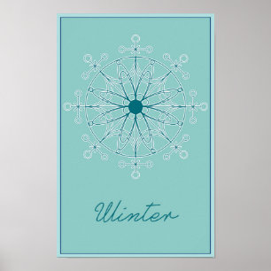 Jahreszeiten: Winterposter Poster
