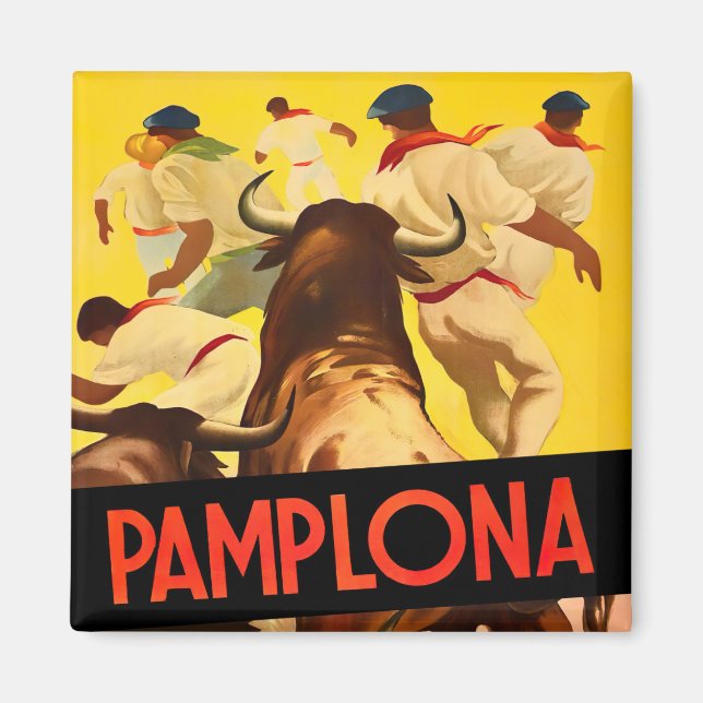 Jahrgang 1954 Feria de Pamplona Magnet (Vorne)