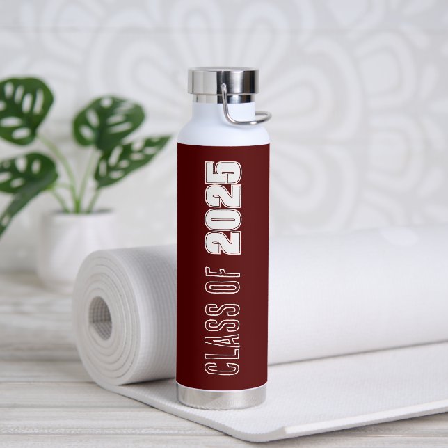 Jahrgang der Farben der weißen Schule Trinkflasche (Yoga)