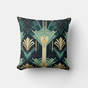 Jahrhundert 1 - Art Deco Muster Mischung Kissen