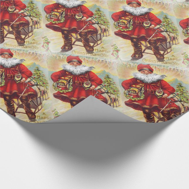 Jahrhundert St. Nicholas Geschenkpapier (Ecke)