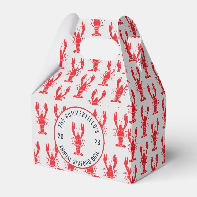 Jährliche Familie Sommer Lobster Bob Custom Geschenkschachtel (Vorderseite)