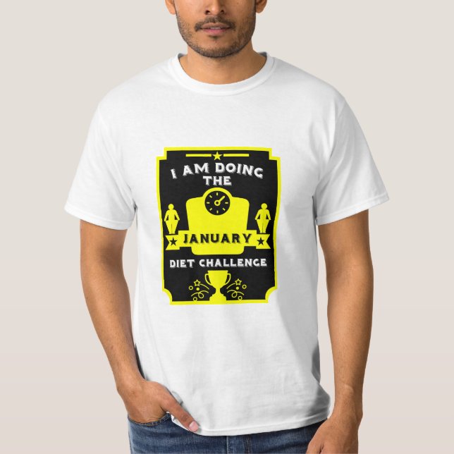 Jährliche Gewichtsabnahme Begrüßung T-Shirt (Vorderseite)
