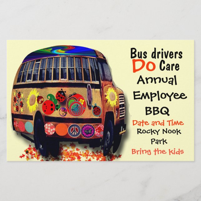 Jährliche GRILLEN der Busfahrer Flyer (Vorne)