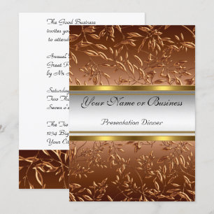 Jährliche Präsentation Dinner Einladung