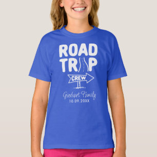 Jährliche Reise Familie Road Typografie Custom Vac T-Shirt