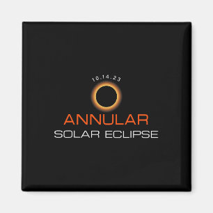 Jährliche Solarzelle Eclipse 14. Oktober Astronomi Magnet