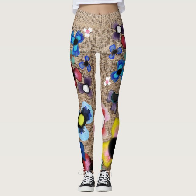Jährliche Wirkung der Stiefmütterchen Leggings (Vorderseite)