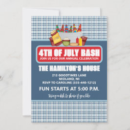 Jährlicher 4. Juli Party Einladungen