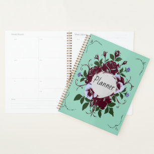 Jährlicher Botanik-Kalender – Veilchenstrauß Planer