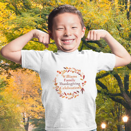 Jährlicher Familienerfolg Niedlicher Fall von Ernt Kleinkind T-shirt