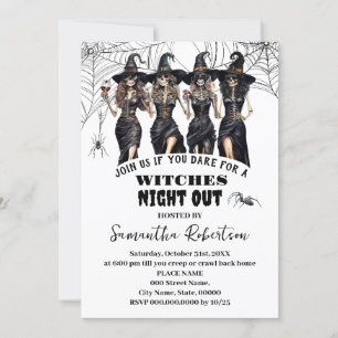 Jährliches Halloween-Party für Mädchen Einladung