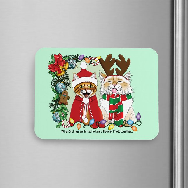 Jährliches Weihnachtsfest-Foto Magnet (Von Creator hochgeladen)