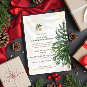 Jährliches Weihnachtsfest im Unternehmen Party Einladung