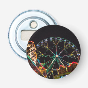 Jahrmarkt-Riesenrad bei Nacht Flaschenöffner