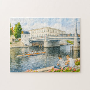 Jahrtausend Wechselspannungs-Aquarell im Stil