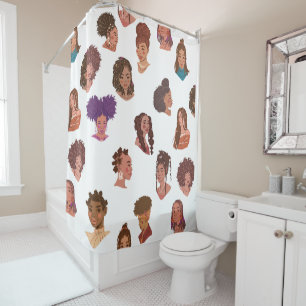 Jahrtausendbathroom-Dekoration Duschvorhang