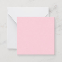 Jahrtausendrosa Farbe Mitteilungskarte