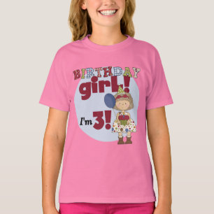 J'ai 3 Tshirts et cadeaux pour filles d'anniversai