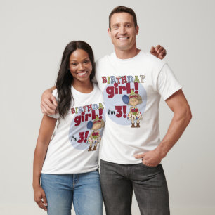J'ai 3 Tshirts et cadeaux pour filles d'anniversai