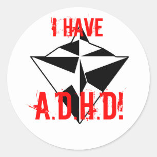 J'AI, A.D.H.D ! autocollant