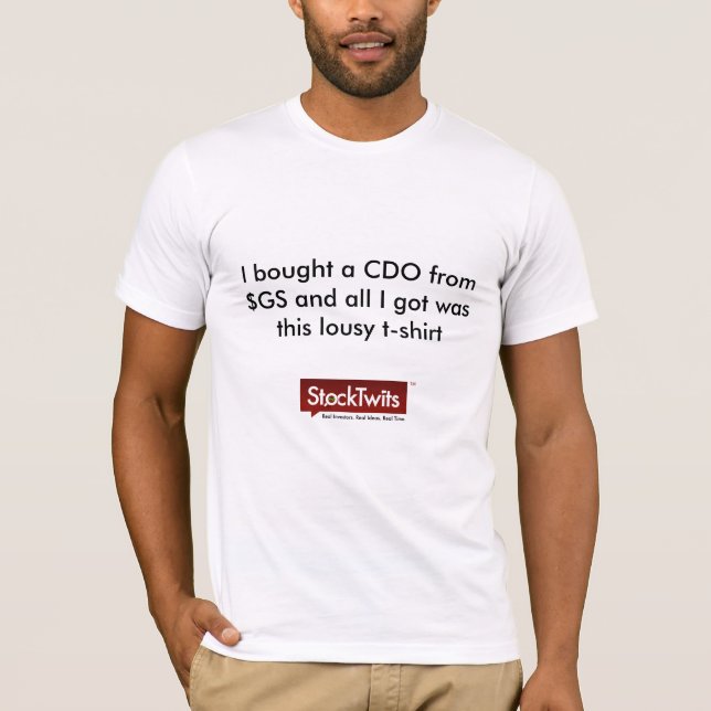 "J'ai acheté un logo de T-shirt de CDO" StockTwits (Devant)