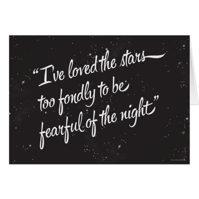 J'ai aimé les étoiles (Devant horizontal)