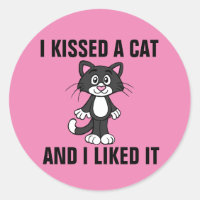 J'AI AIMÉ UN CHAT ET JE L'AI AIMÉ, Stickers Drôle