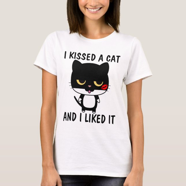 J'AI AIMÉ UN CHAT ET JE L'AI AIMÉ, T-shirts de cha (Devant)