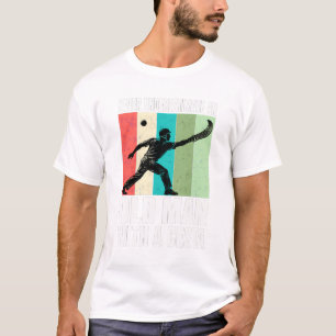 Jai Alai Spieler Cesta Alter Mann Humor T-Shirt