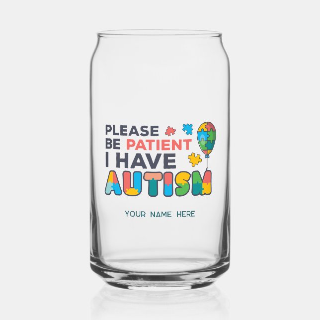 J'ai Autism ID Nom personnalisé (Recto)