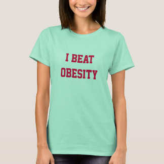 J'ai battu le t-shirt obésité