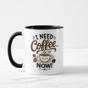 J'ai Besoin de Café MAINTENANT Mug Cadeau pour Ama