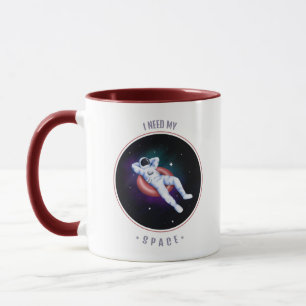 J'ai besoin de mon espace NASA drôle café Mug