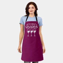 J'ai besoin de verres schürze