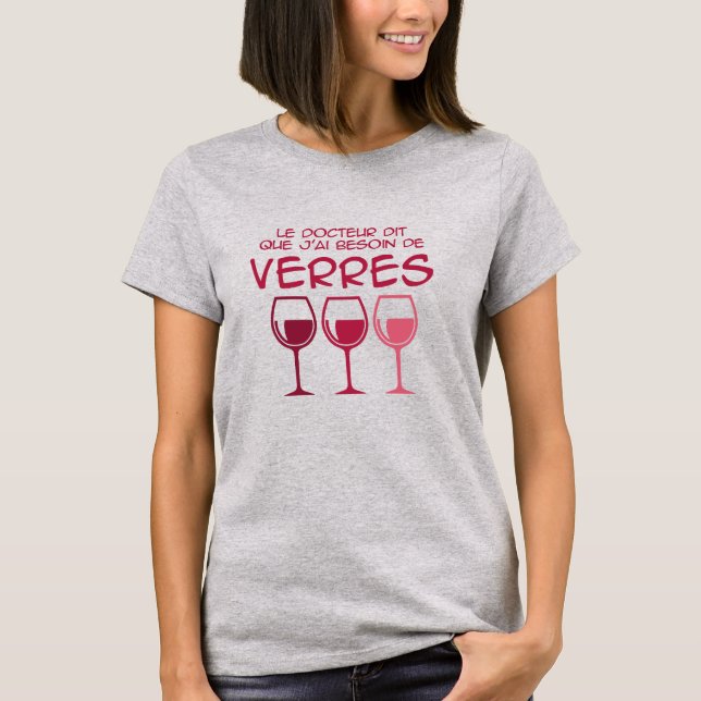 J'ai besoin de verres T-Shirt (Vorderseite)