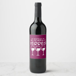 J'ai besoin de verres weinetikett